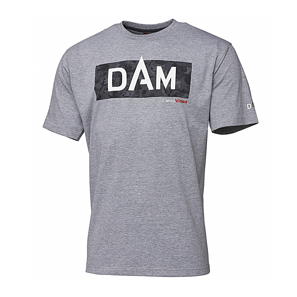 

Футболка DAM Logo Tee  Grey Melange, Футболка DAM Logo Tee XL Grey Melange