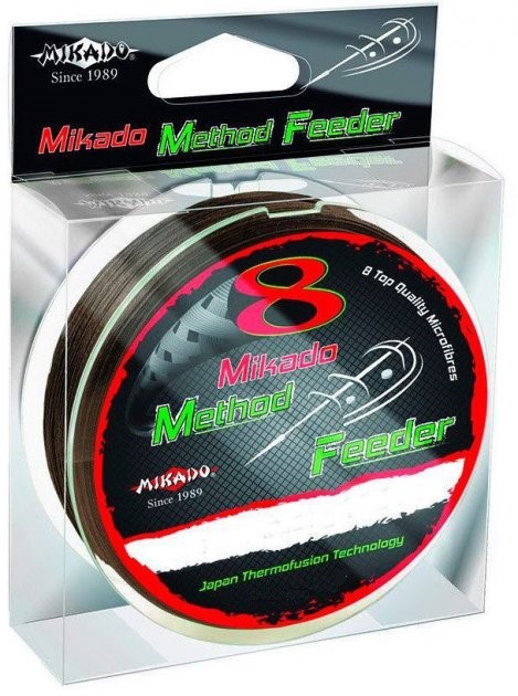 

Шнур Mikado 8 Octa Method Feeder Braid 300m 0.08mm 5.15kg brown (Z45-008)