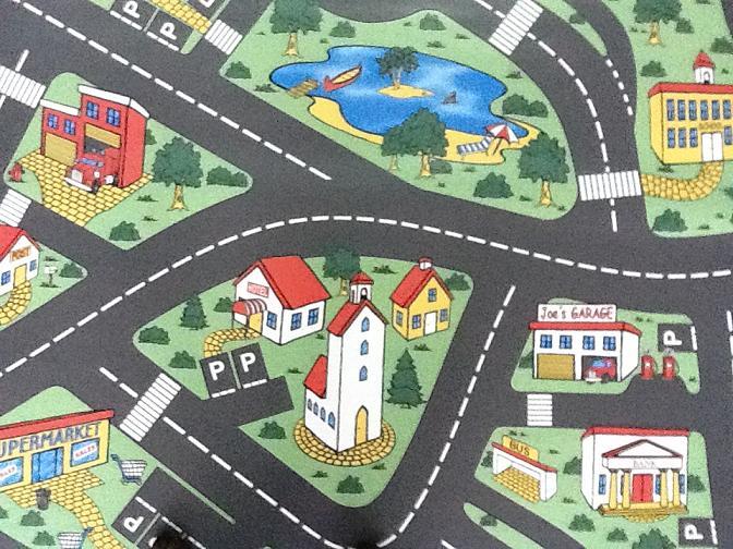 

Линолеум IVC Leoline Smart Bingo Traffic 50 детский 2 м (7619406)