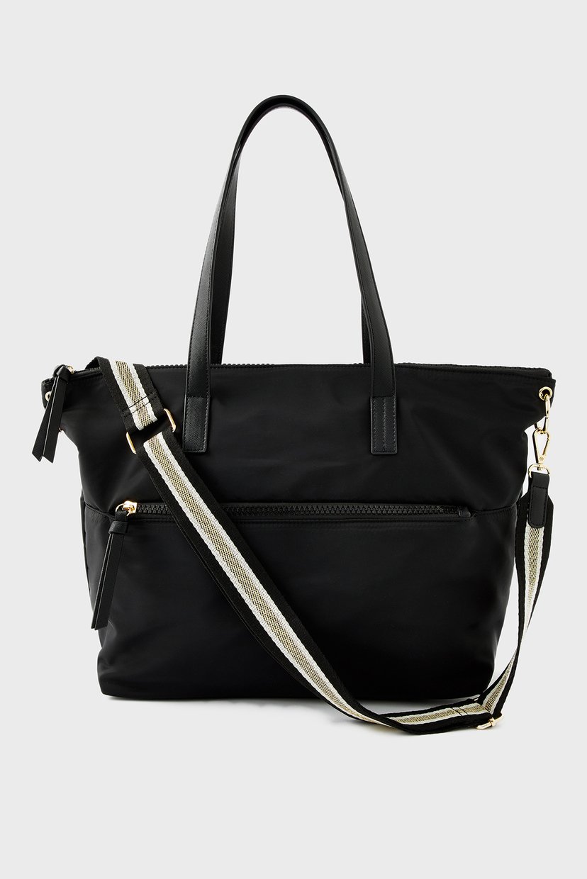 

Женская черная сумка Nadine Nylon Tote Accessorize OS 290013