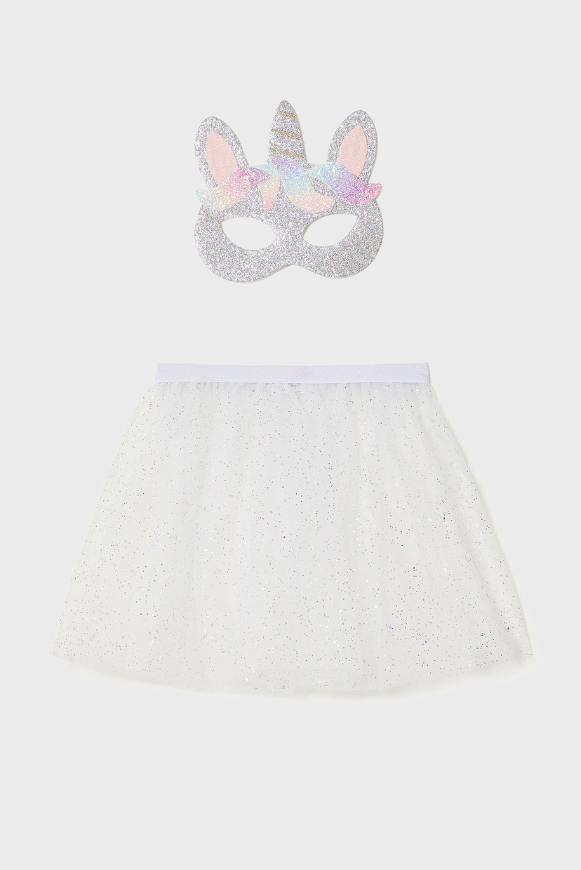 

Детский карнавальный костюм (маска, юбка) UNICORN DRESS UP Accessorize OS 283059