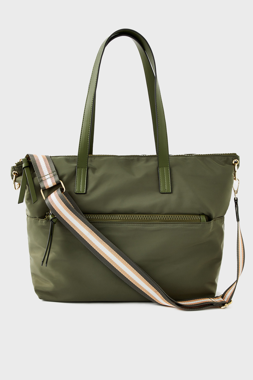 

Женская зеленая сумка Nadine Nylon Tote Accessorize OS 290013