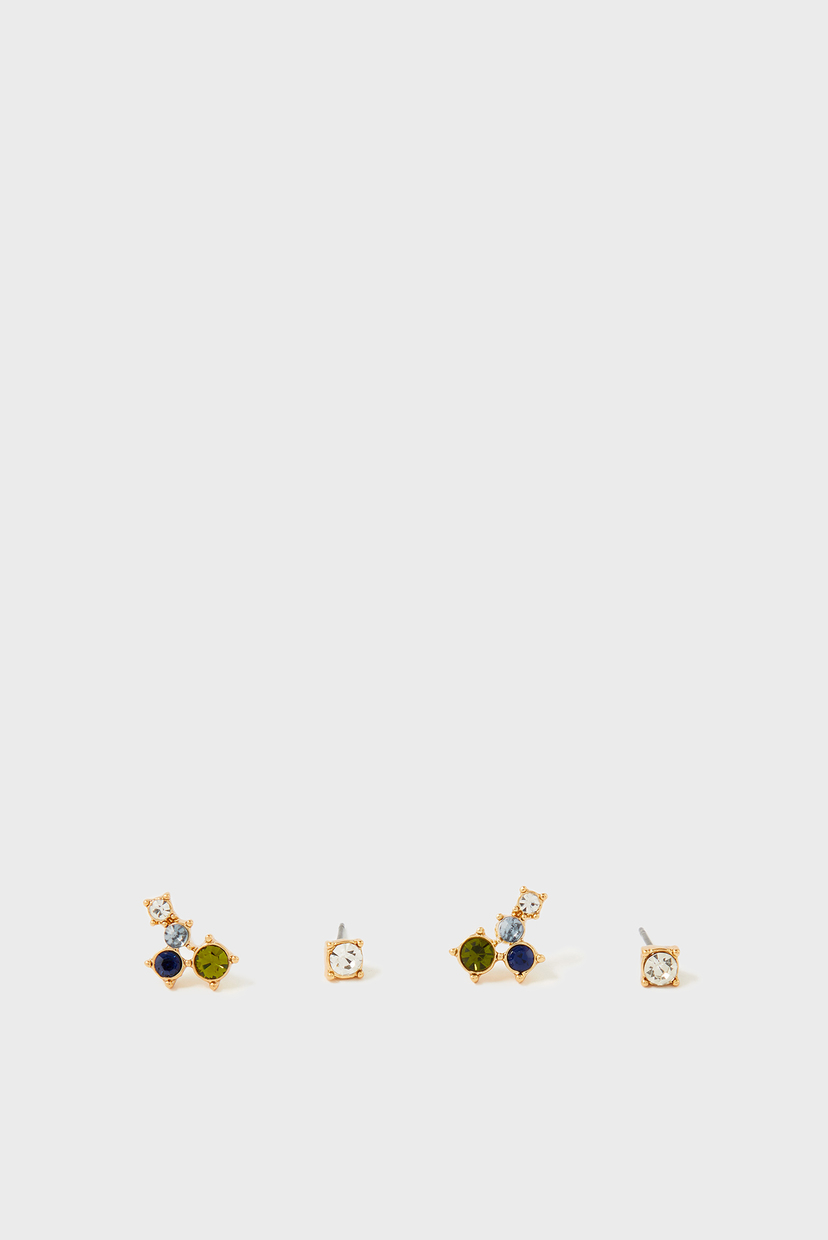 

Женские золотистые серьги (2 пары) COUNTRY RETREAT Accessorize OS 281022