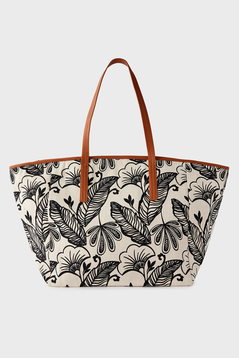 

Женская белая сумка с узором Perla Print Shopper Accessorize OS 190077