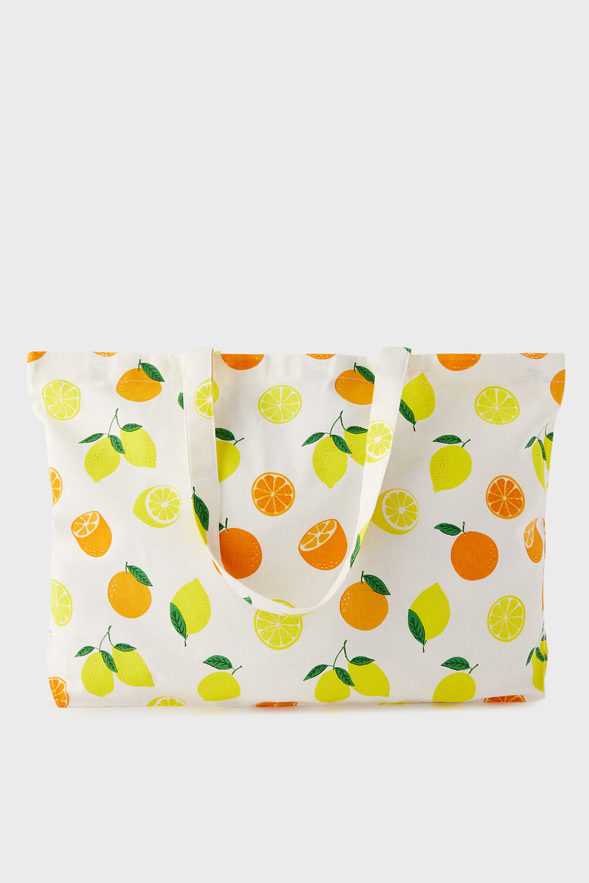

Женская белая сумка с узором LEMON PRINT CANVAS S Accessorize OS 190060