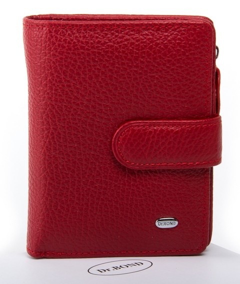 

Женский кожаный кошелек Dr. Bond WN-102 red