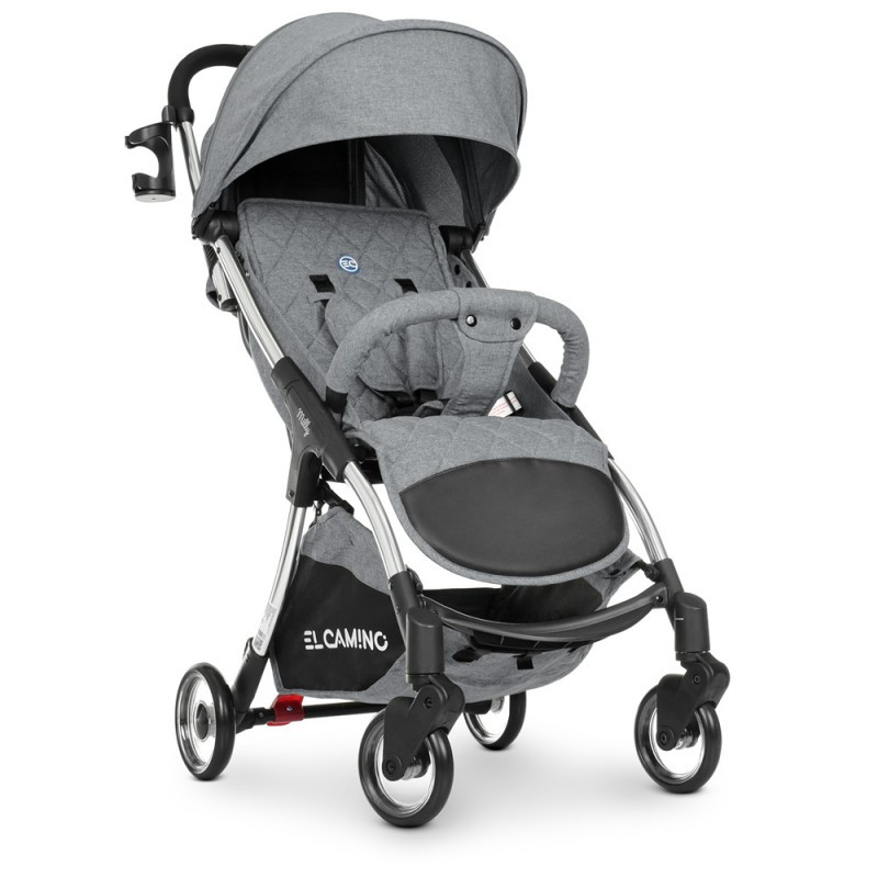

Коляска прогулочная El Camino Milly ME-1059-Fog-Gray серая