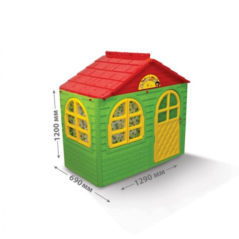 

Игровой домик со шторками Doloni Toys 02550-13