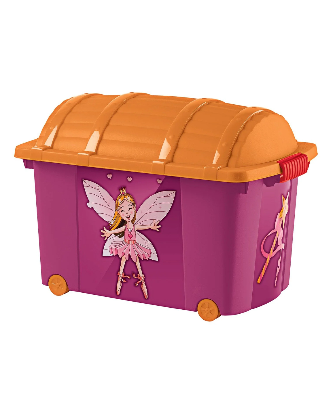 

Ящик для игрушек Фея Cassetti оранжевый-малиновый LI-440013