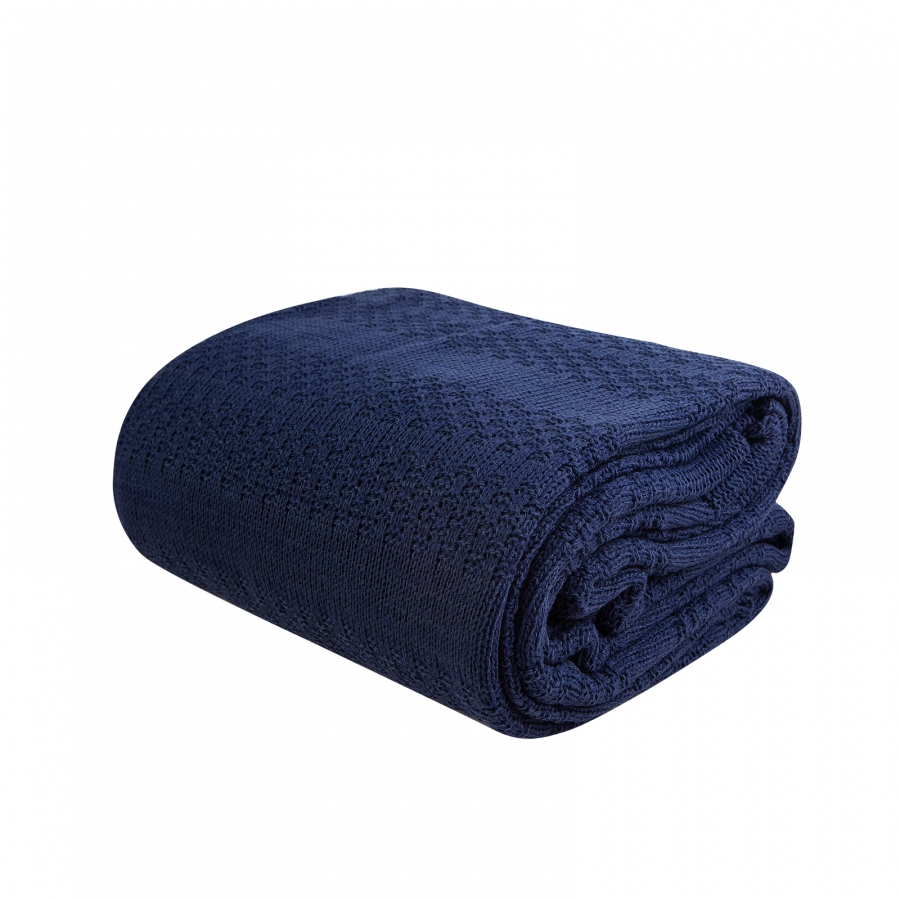 

Плед Charm Bold Karaca Home 200х220 см Синий 000166235