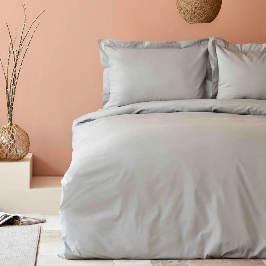 

Постельное белье Back To Basic Karaca Home Евро Серый 000165251