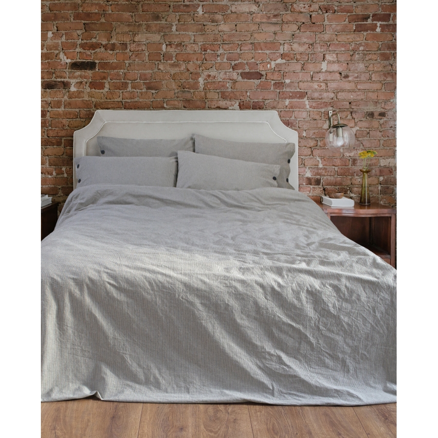 

Постельное белье Washed cotton Shint Barine Семейный Серый 000165551