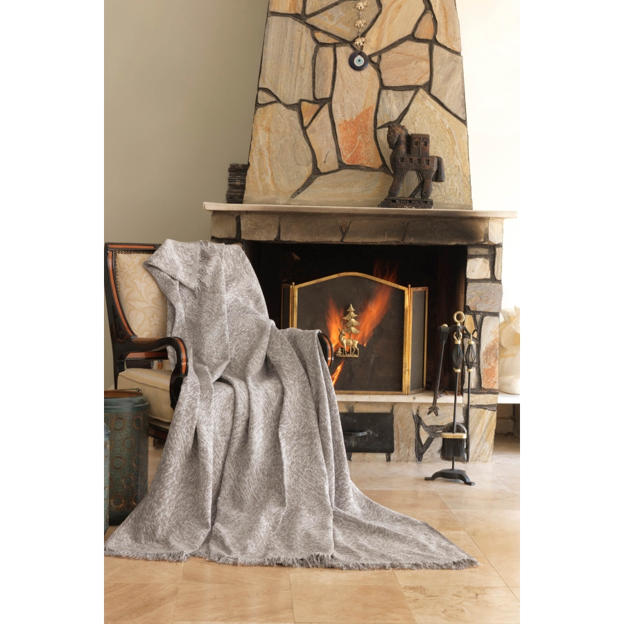 

Плед-накидка Linen Eponj Home 170х220 см Кофейный 000166319