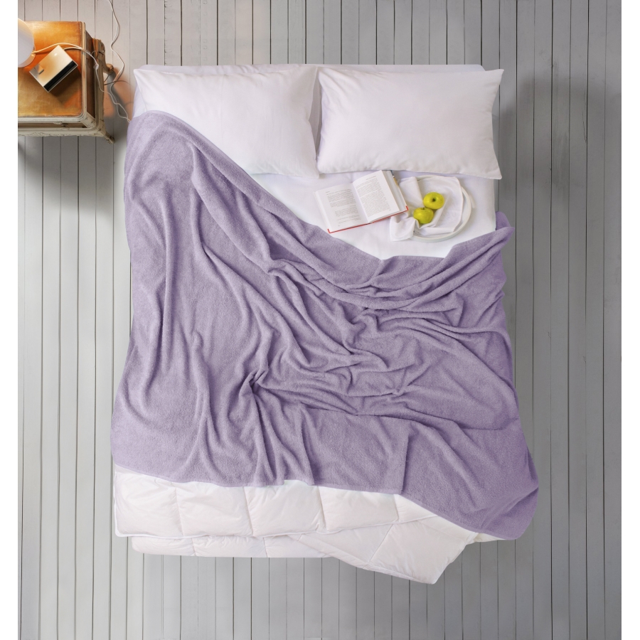 

Простынь махровая Iris Home 155х220 см Сиреневый 000164566