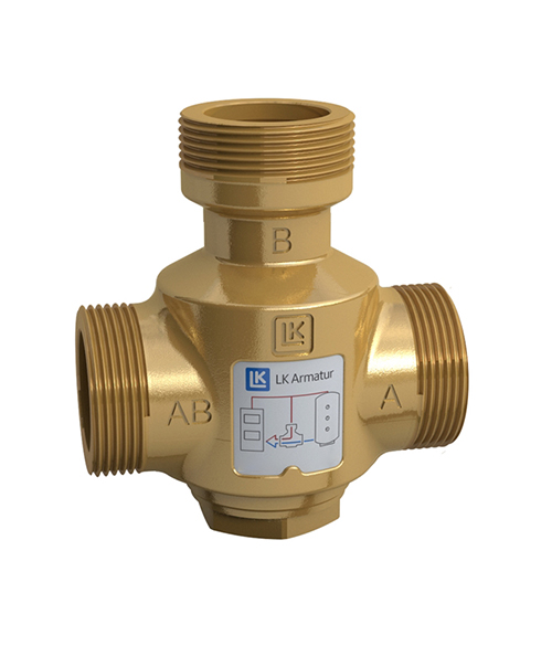 

Термический 3-ходовой клапан LK 823 Thermovar 1 1/2" ННН 60°