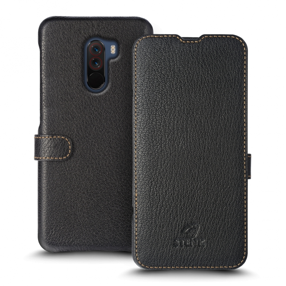 

Чехол книжка Stenk Premium для Xiaomi Pocophone F1 Чёрный