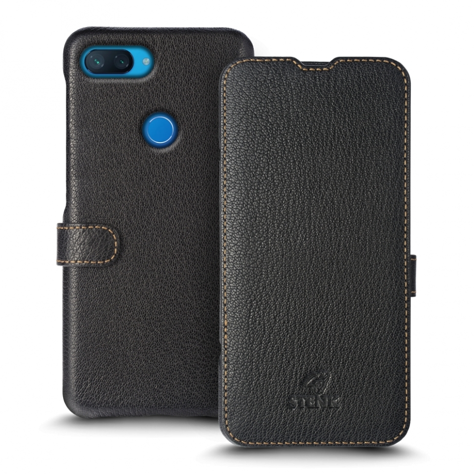 

Чехол книжка Stenk Premium для Xiaomi Mi 8 Lite Чёрный