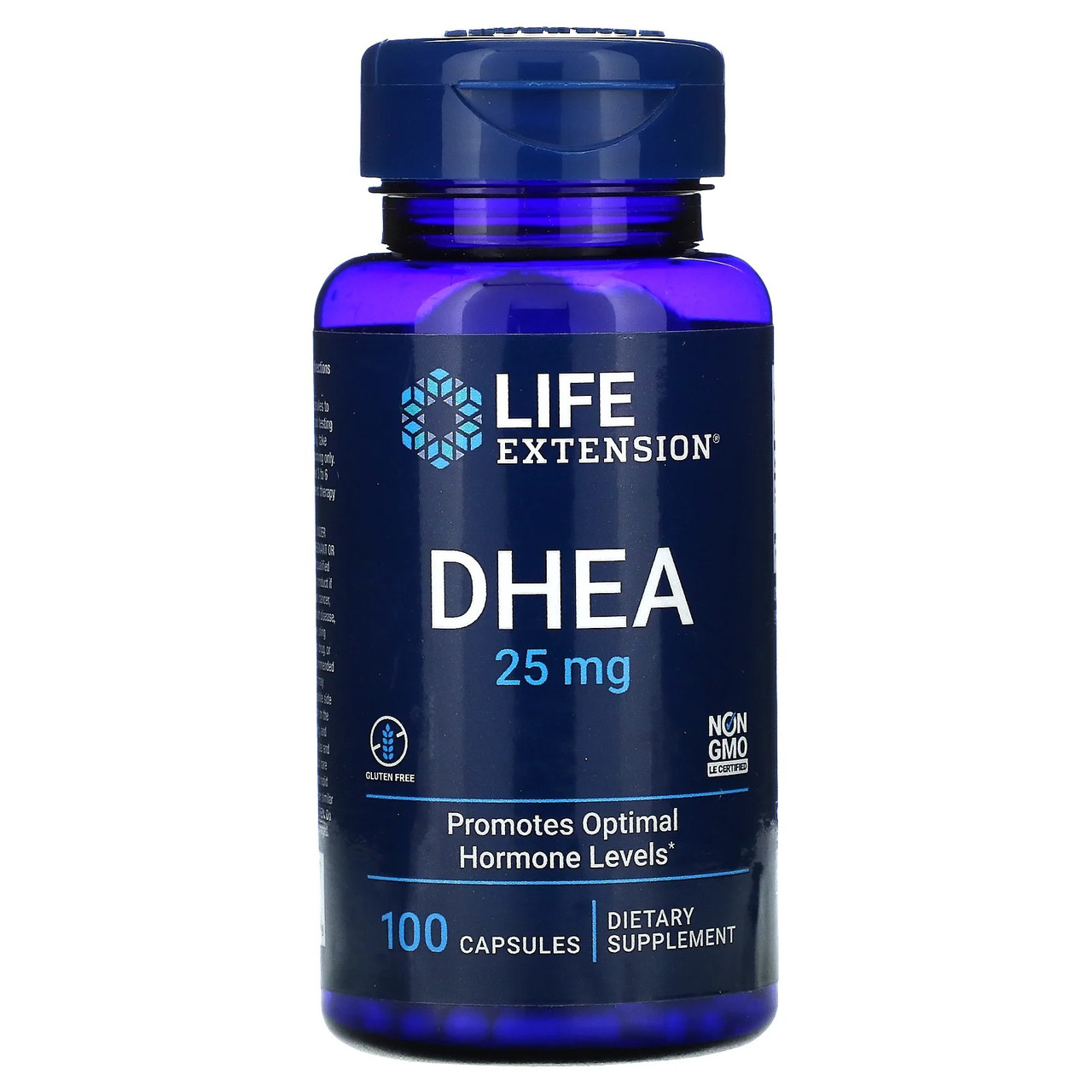 

ДГЭА Дегидроэпиандростерон Life Extension DHEA 25 мг 100 капсул