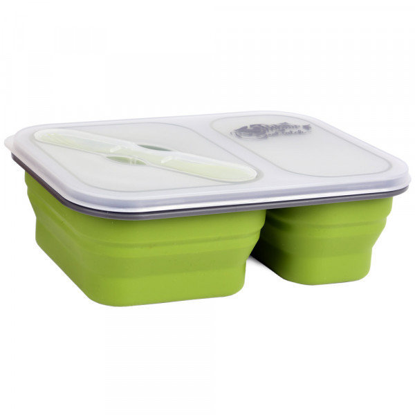 

Контейнер 2 отсека силиконовый Tramp TRC-090-olive