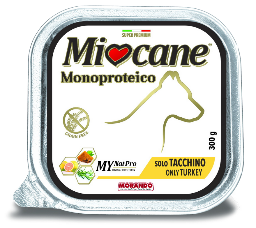 

Влажный корм для собак Morando MioCane Monoproteico 100% индейка 300 г х 6 шт