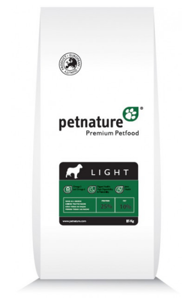 

Збалансований сухий корм PetNature LIGHT 20 кг для дорослих собак