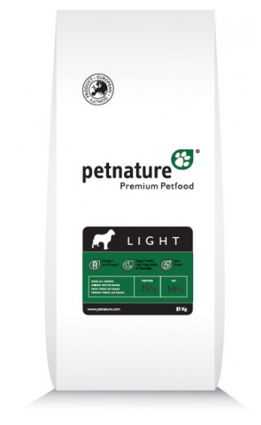 

Збалансований сухий корм PetNature LIGHT 15 кг для дорослих собак