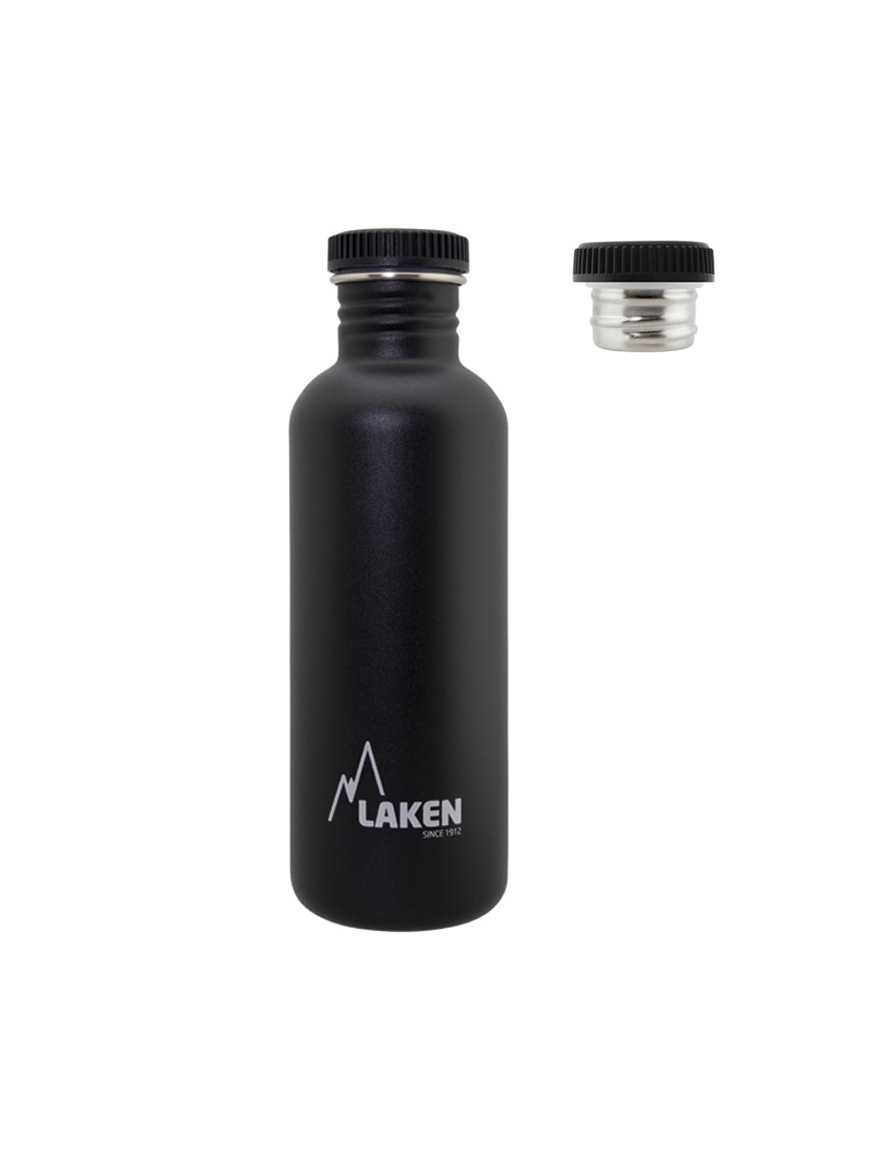 

Бутылка Laken Basic Steel Bottle 1 L P/S Cap Black (1004-BSA100NE)