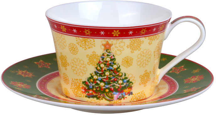 

Чайный набор Lefard Christmas collection 180 мл 2 предмета (986-054)