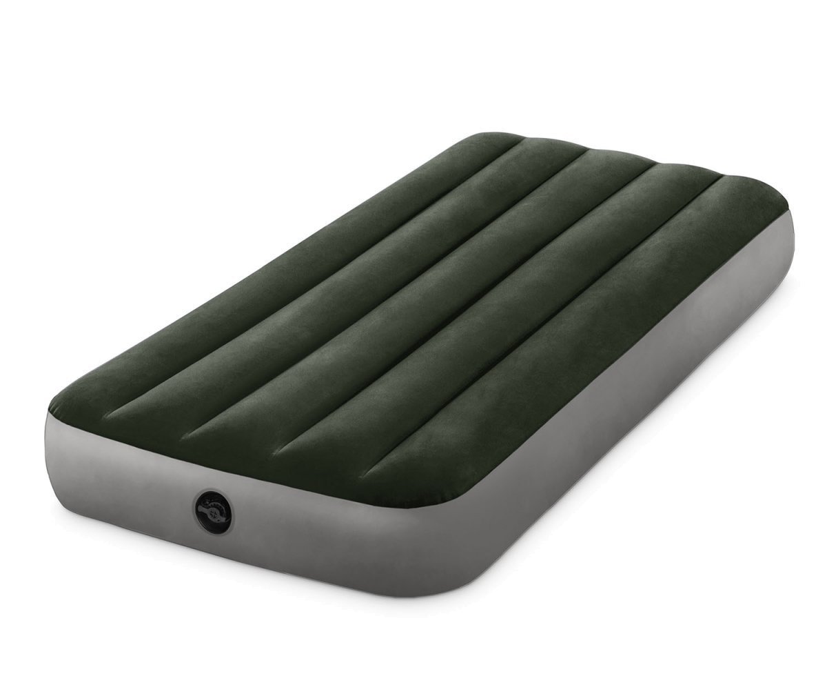 

Одноместный надувной матрас Intex 64107 Pillow Rest Classic Twin 99 x 191 x 25 см Зеленый (RT-64107)