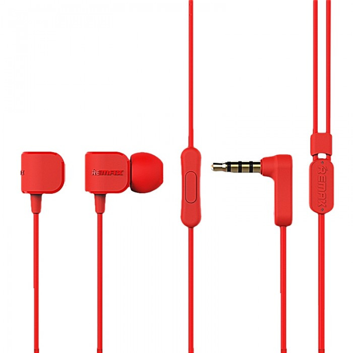 

Наушники Remax RM-502 Earphone Красные