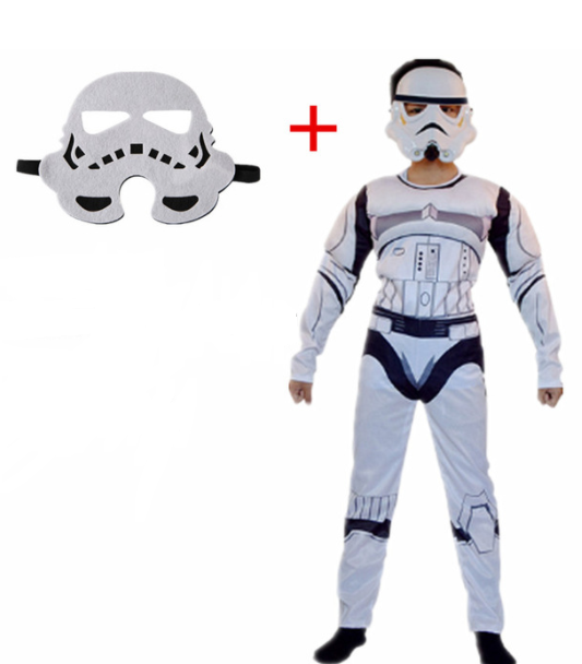 

Костюм Штурмовик объемный с 2 масками (М 120-130), Star Wars V-Toy