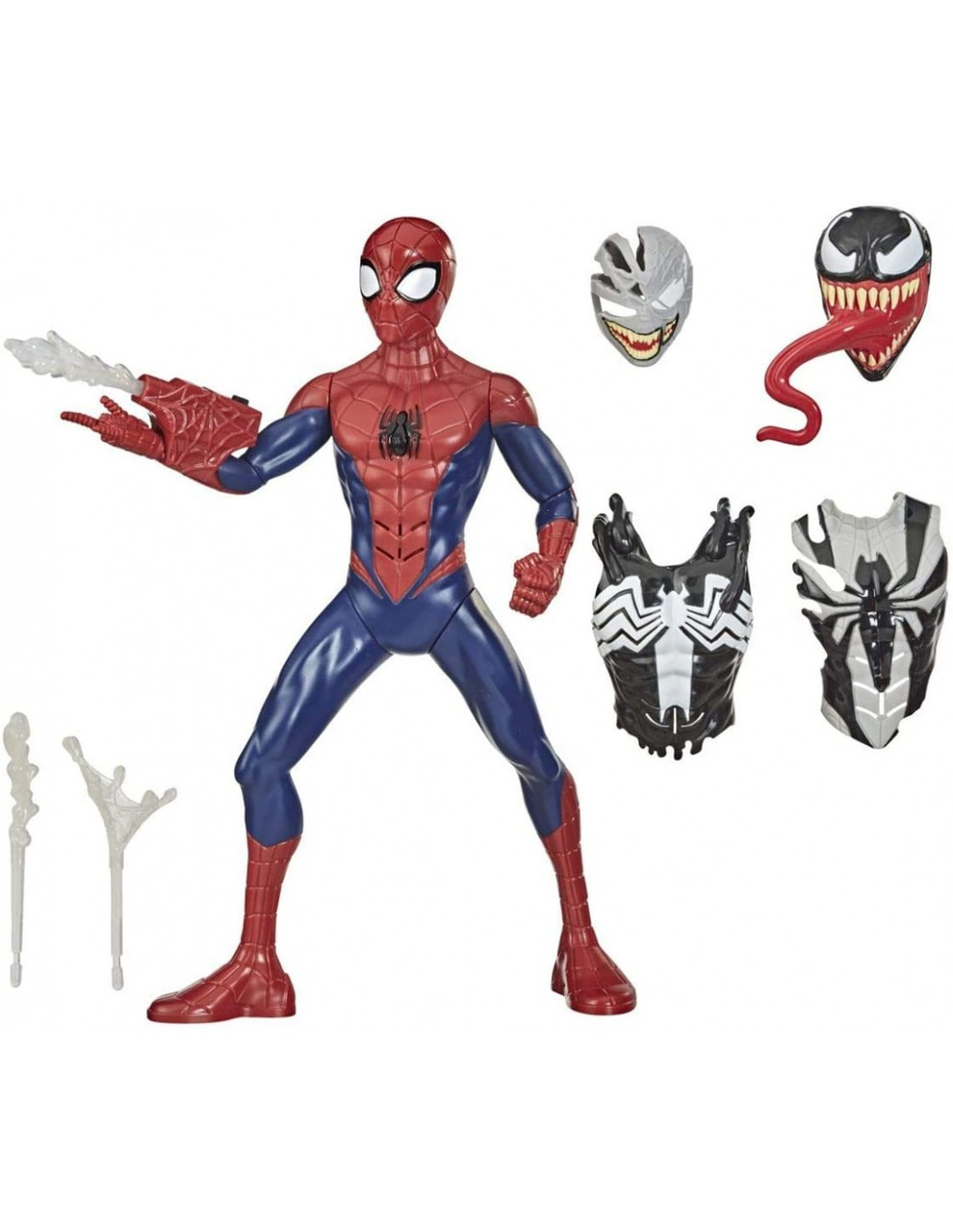 

Фигурка Человек-паук Веном 3в1 интерактивная 33 см Nasbro ОРИГИНАЛ Spider-Man Maximum Venom Marvel