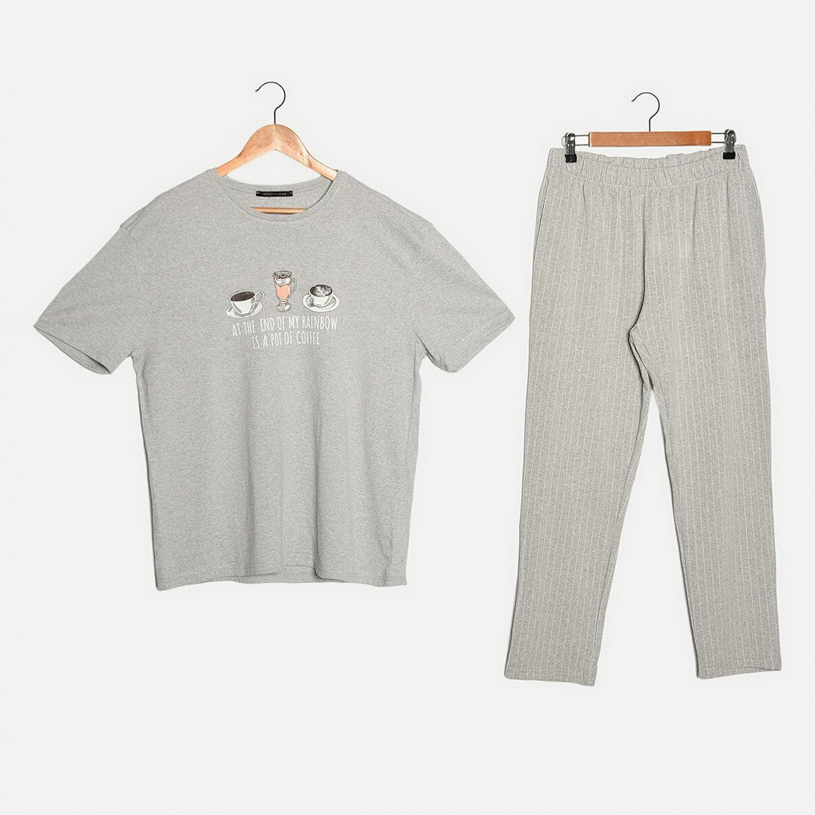 

Пижама Trendyol TRM241 2XL Серая