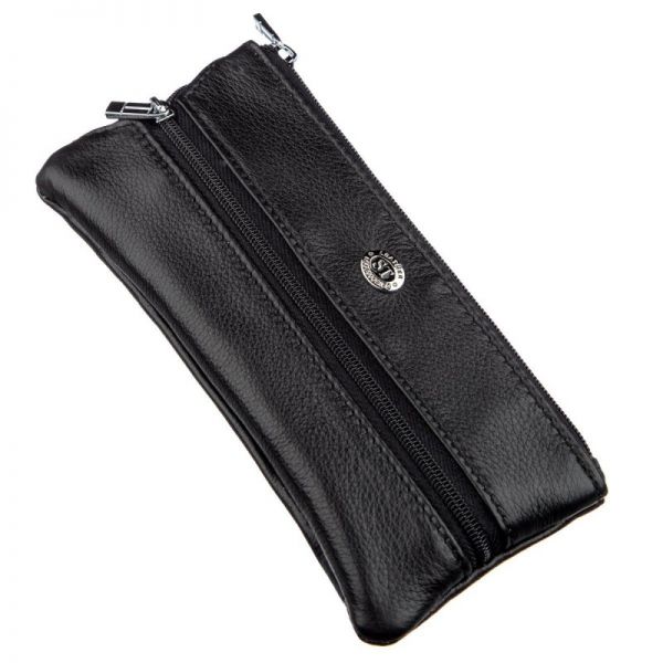 

Мужская компактная ключница ST Leather 18838 черный