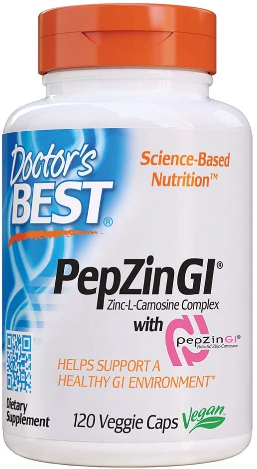 

Витамины Doctor's Best PepZin GI 120 капсул (4384303713)