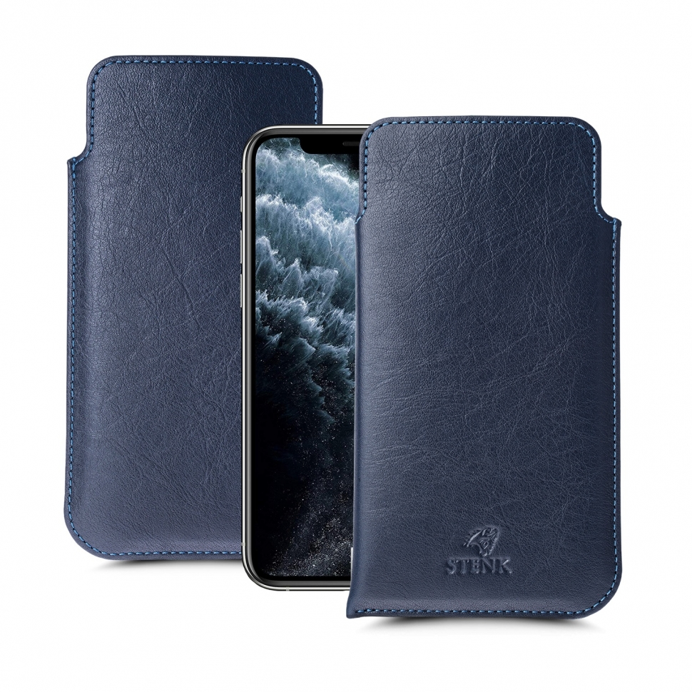 

Футляр Stenk Elegance для Apple iPhone 11 Pro Max Синий