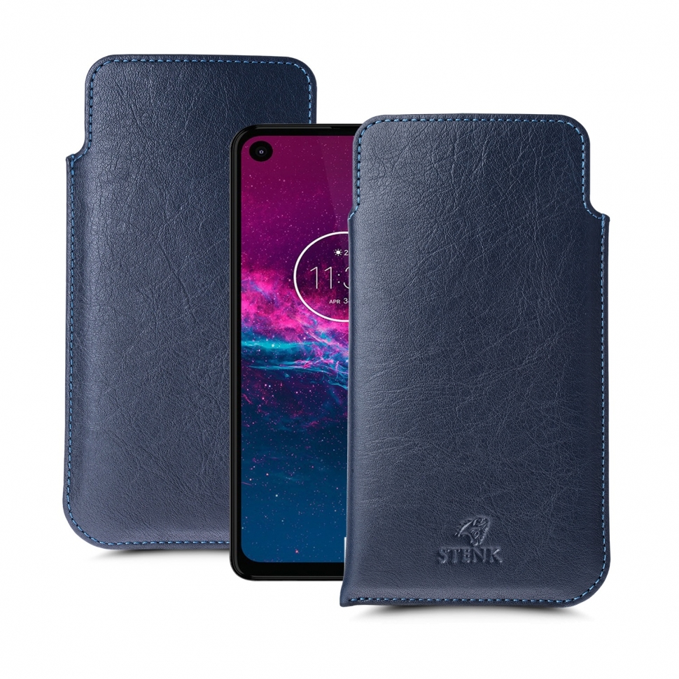 

Футляр Stenk Elegance для Motorola One Action Синий