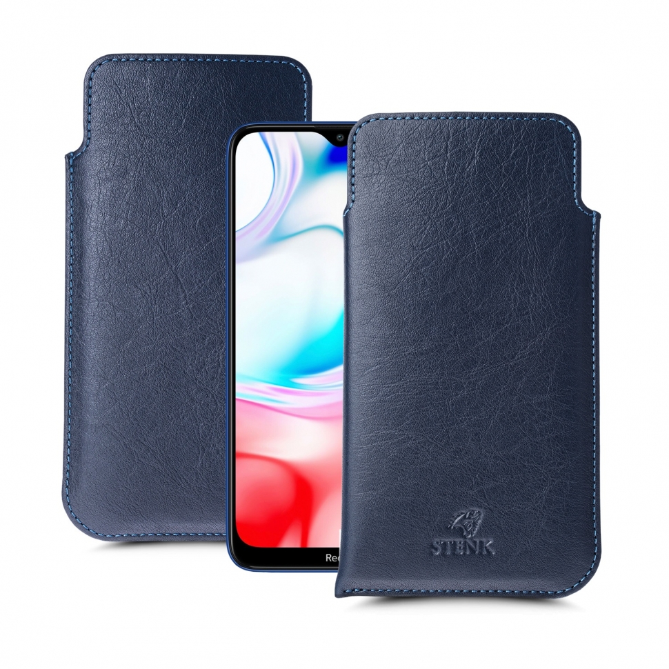 

Футляр Stenk Elegance для Xiaomi Redmi 8 Синий