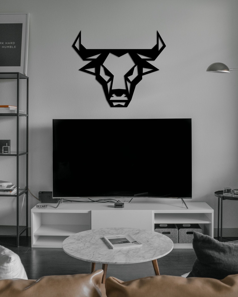 

Деревянная картина - панно Животные Bull Gaurus 90x73