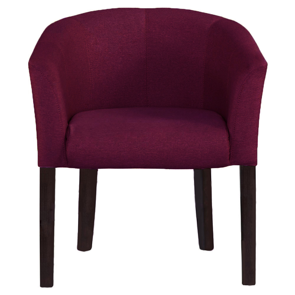 

Кресло в гостиную, спальню, кафе Велли дерево орех/ткань Сидней-06 бургундский AMF