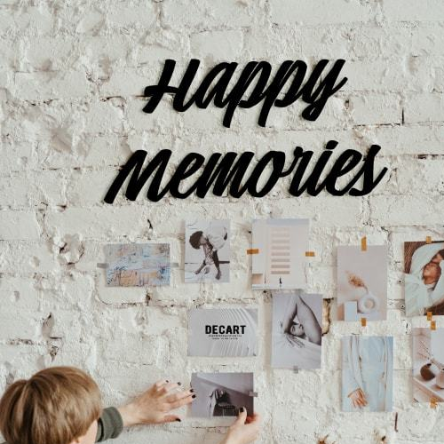 

Деревянная картина - панно Для дома Happy Memories 70х35 см