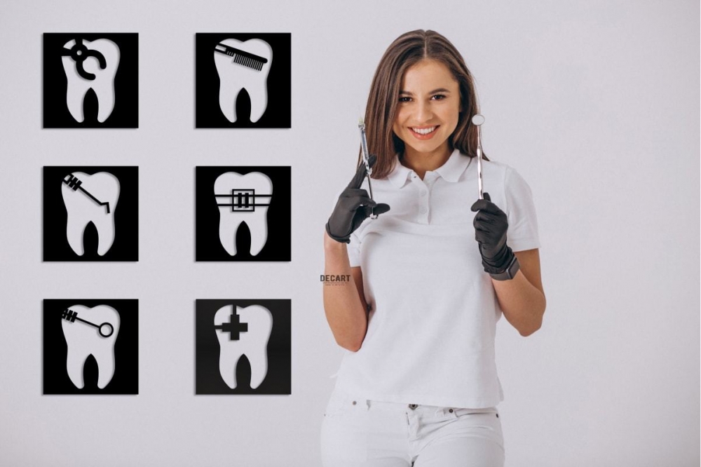 

Деревянная картина - панно Для стоматологий Панно Dentist 120х80 см