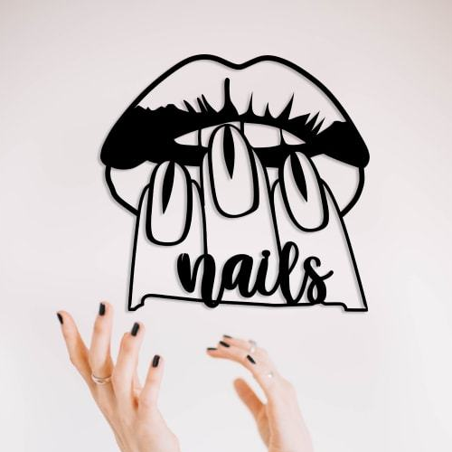 

Деревянная картина - панно Для салонов красоты Nails 104х100 см