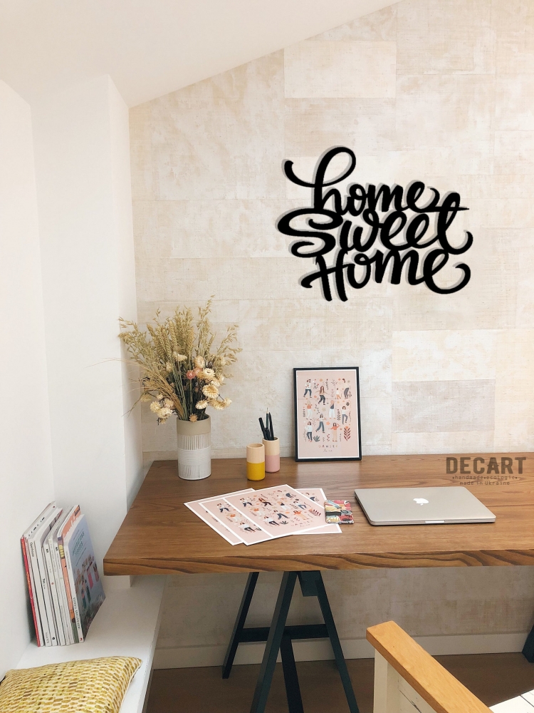 

Деревянная картина - панно Надписи Home Sweet Home 60х46 см