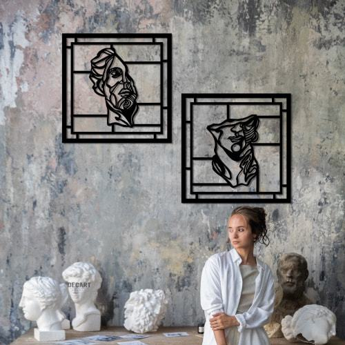 

Деревянная картина - панно искусство Давид ART 70х145 см