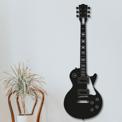

Деревянная картина - панно Для дома Guitar 26х80 см