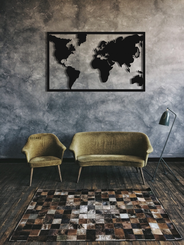 

Деревянная картина - панно Карты Космічна карта 150х91 см