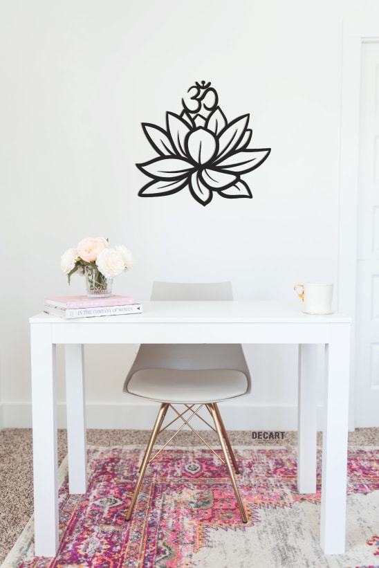 

Деревянная картина - панно Природа Lotos 50х46 см