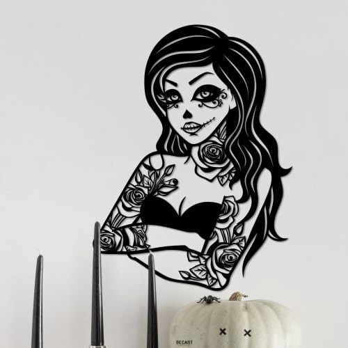 

Деревянная картина - панно Хеллоуин Tattoo 110х82 см