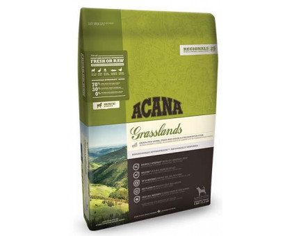 

Корм для собак Acana Grasslands Dog для собак всех пород, 6 кг a54260